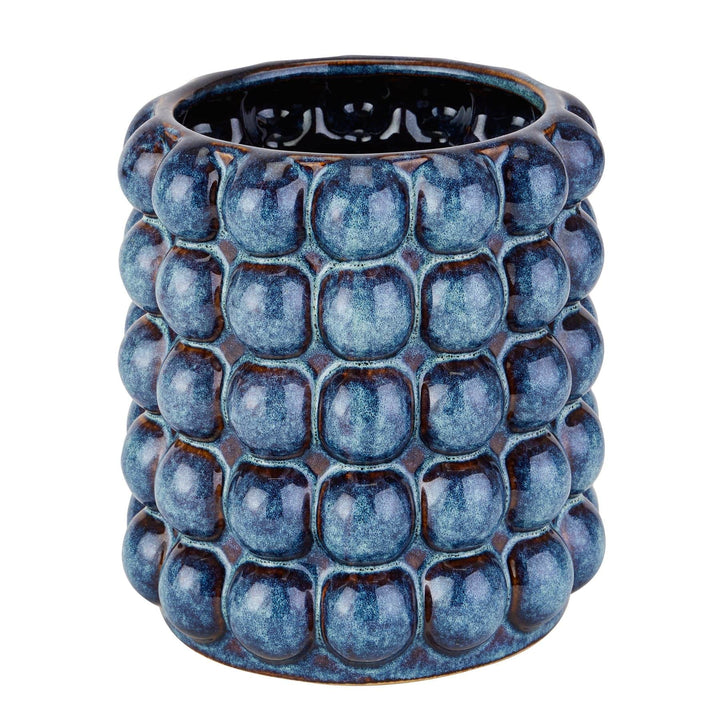 Seville Collection Large Indigo Bubble Planter - TidySpaces