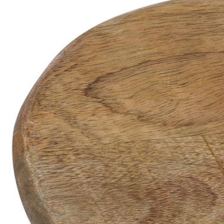 Large Round Hanging Hard Wood Chopping Board - TidySpaces