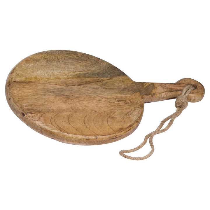 Round Hanging Hard Wood Chopping Board - TidySpaces