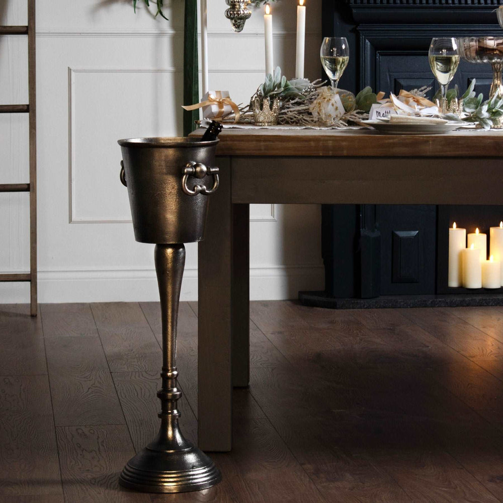 Cast Floor Standing Champagne Cooler - TidySpaces