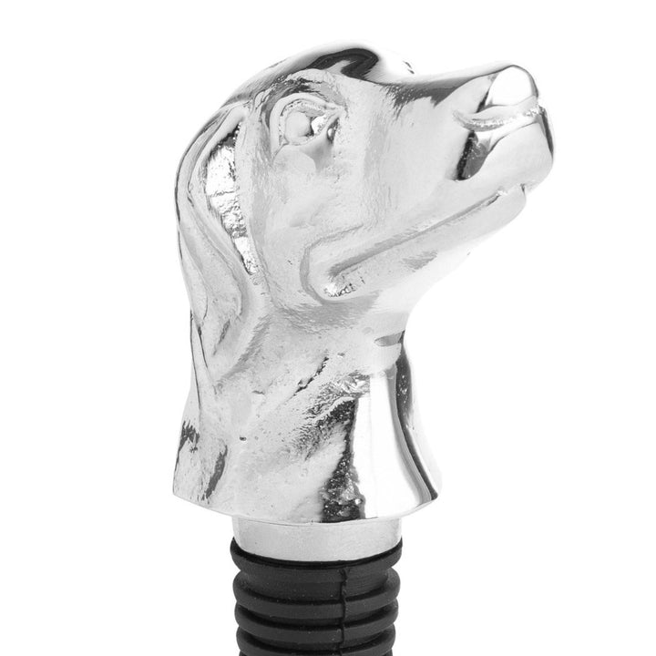 Silver Nickel Dog Bottle Stopper - TidySpaces