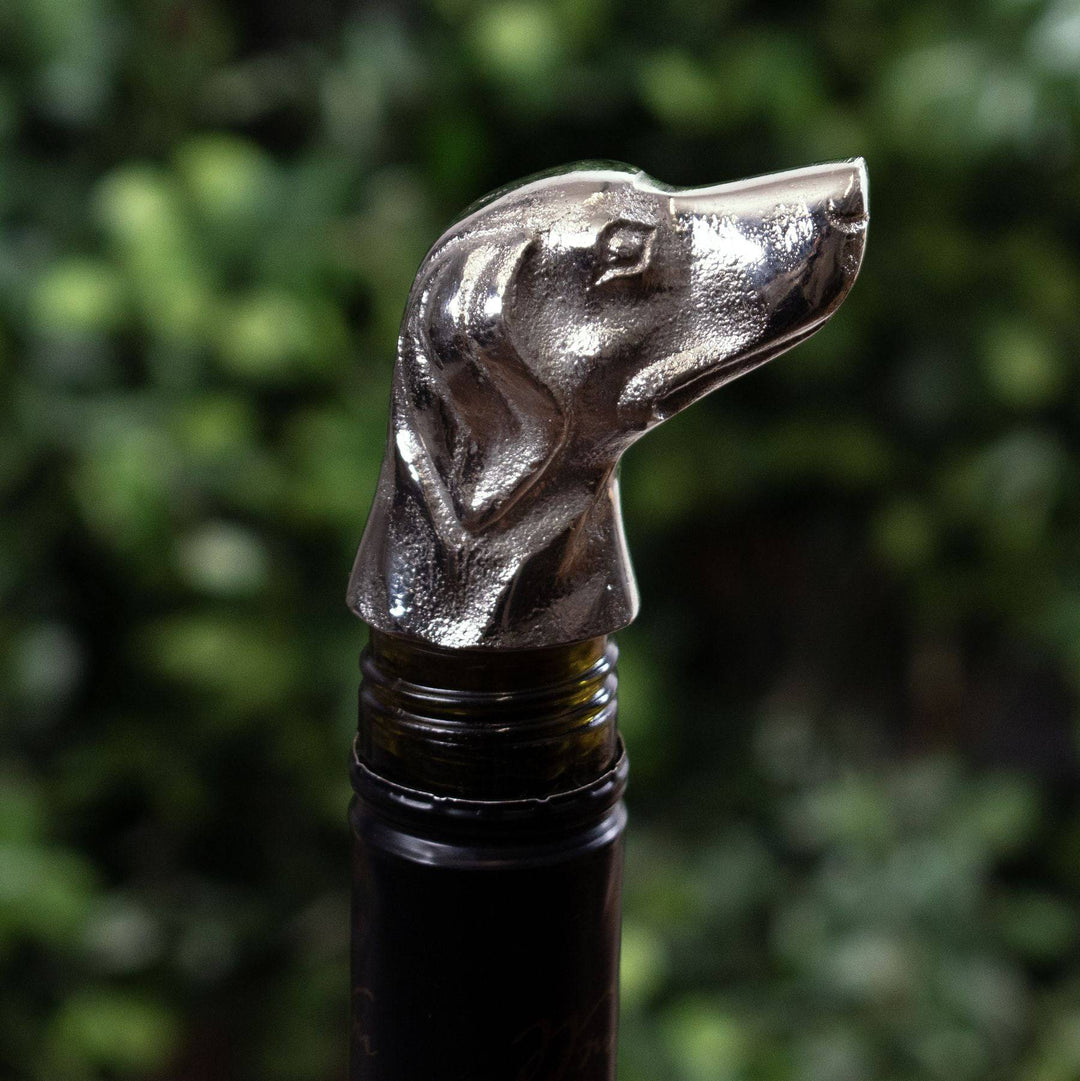 Silver Nickel Dog Bottle Stopper - TidySpaces