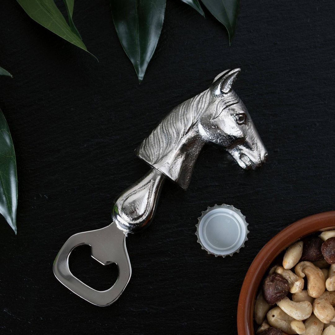 Silver Nickel Horse Bottle Opener - TidySpaces