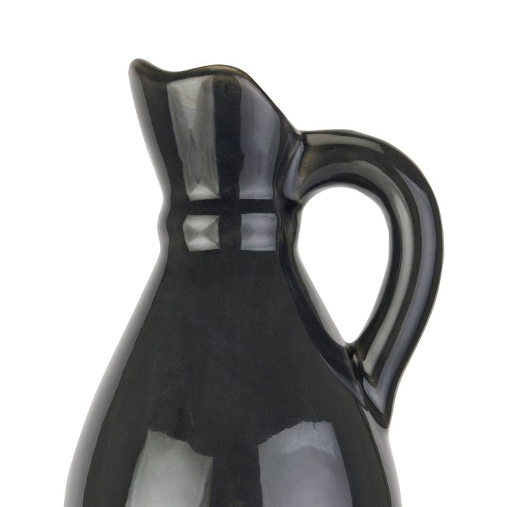Decorative Tall Navy Stoneware Jug - TidySpaces