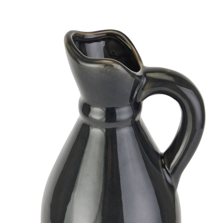 Decorative Tall Navy Stoneware Jug - TidySpaces
