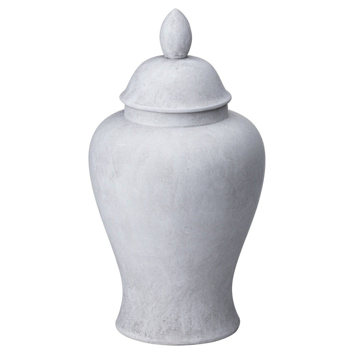 Darcy Large Stone Ginger Jar STONE CERAMIC - TidySpaces