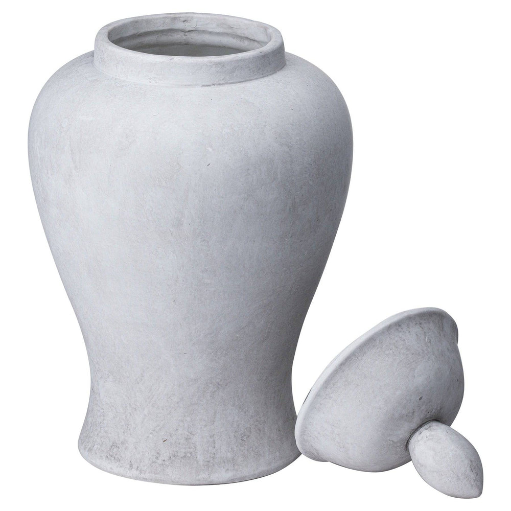 Darcy Large Stone Ginger Jar - TidySpaces