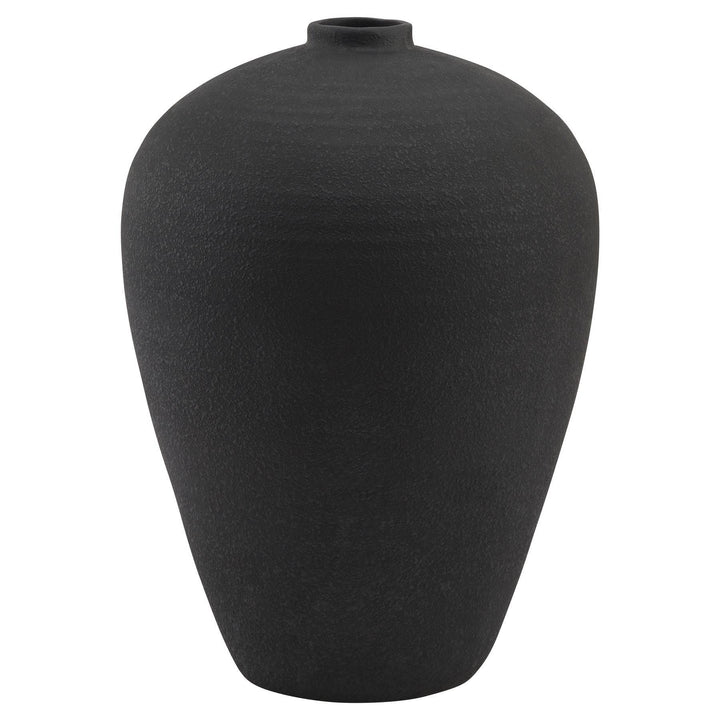 Matt Black Tall  Astral Vase - TidySpaces