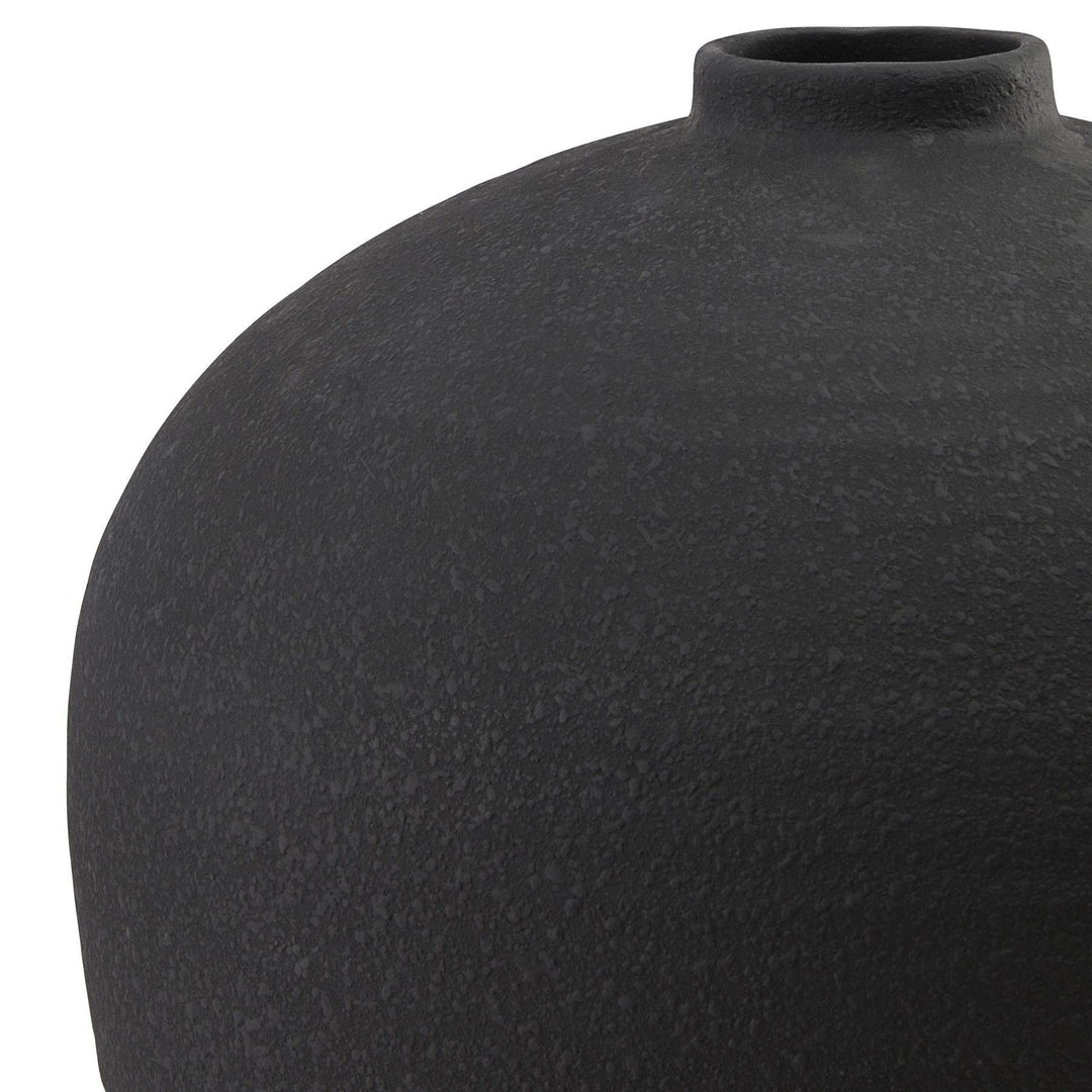 Matt Black Tall  Astral Vase - TidySpaces