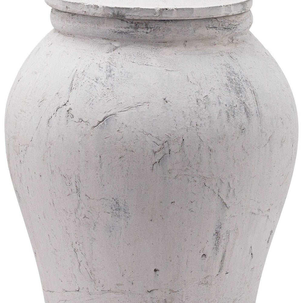 Bloomville Large Stone Ginger Jar - TidySpaces