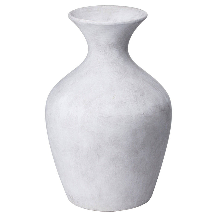 Darcy Ellipse Stone Vase - TidySpaces