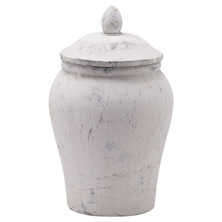 Bloomville Stone Ginger Jar - TidySpaces