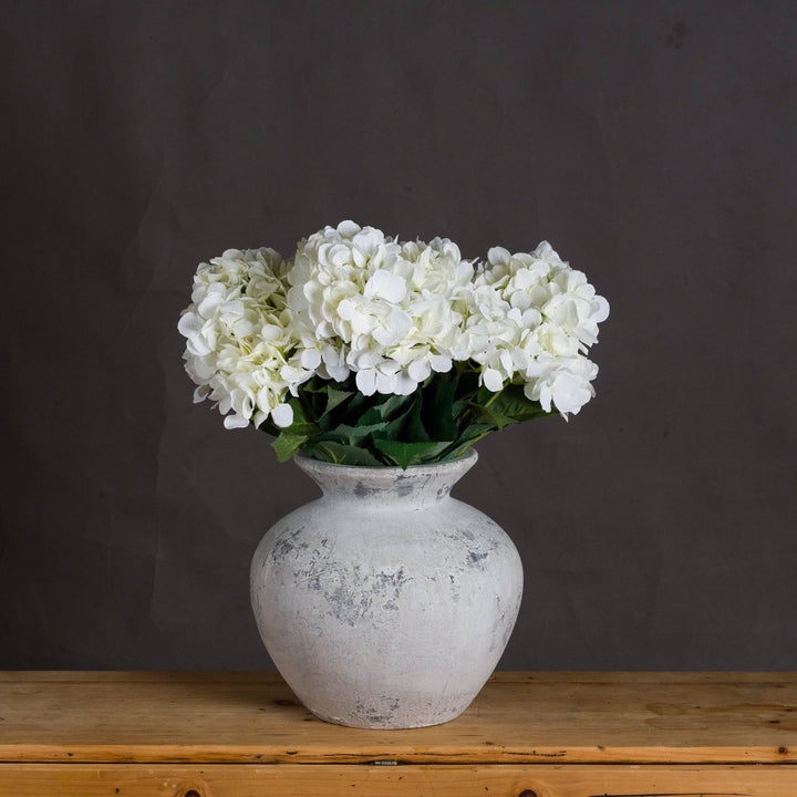 Darcy Antique White Vase - TidySpaces