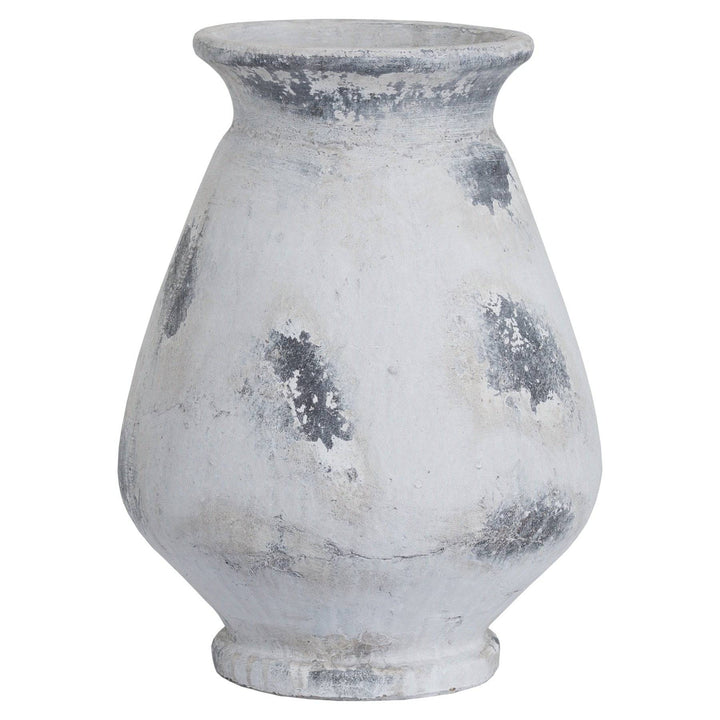 Naxos Large Antique White Vase - TidySpaces