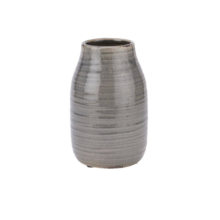 Garda Grey Stefanie Vase - TidySpaces