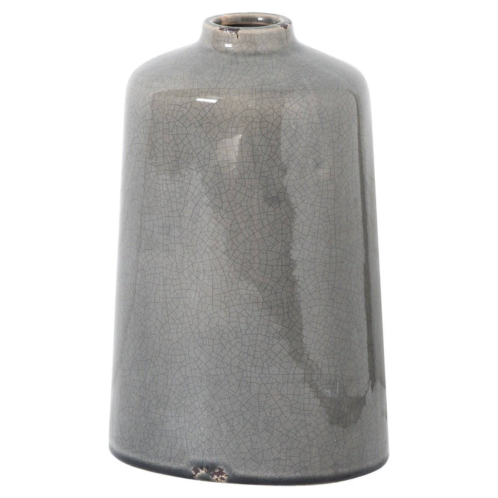 Garda Grey Glazed Liv Vase - TidySpaces