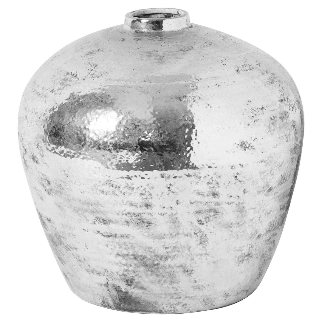 Hammered Silver Astral Vase - TidySpaces
