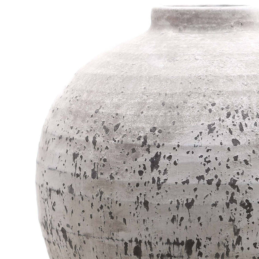 Tiber Stone Ceramic Vase - TidySpaces