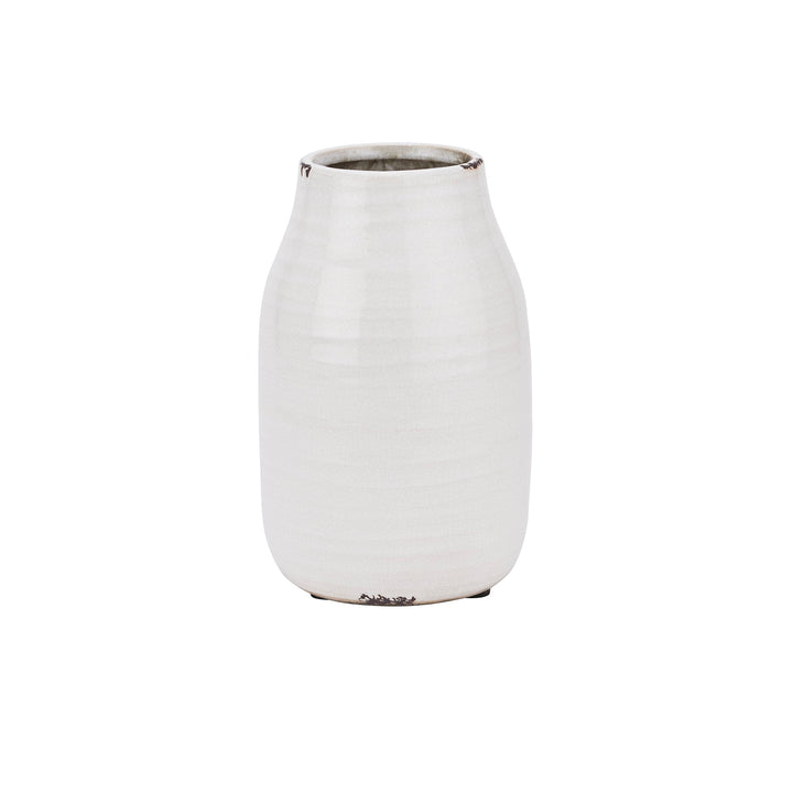 Garda White Stefanie Vase WHITE CERAMIC - TidySpaces