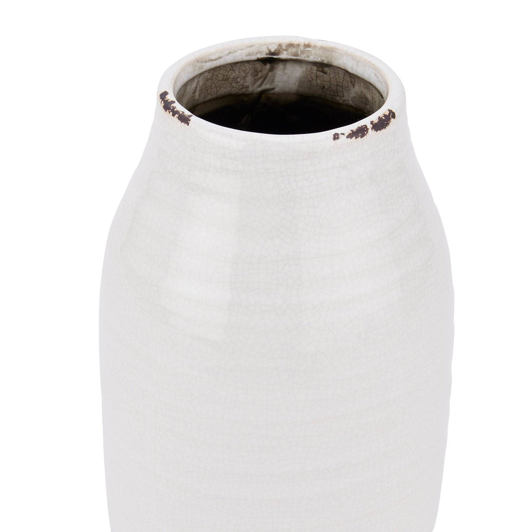 Garda White Stefanie Vase - TidySpaces