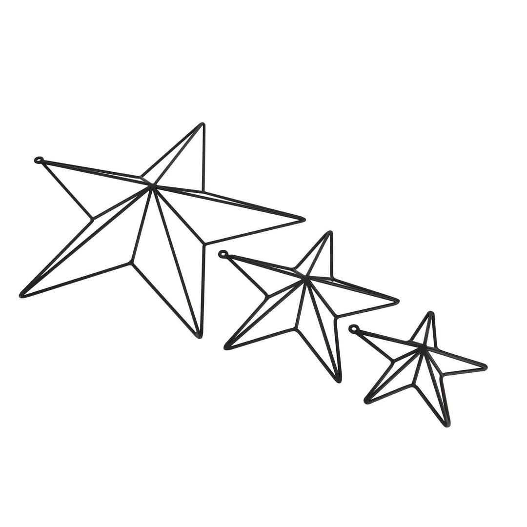 Matt Black Convexed Large Star Frame - TidySpaces