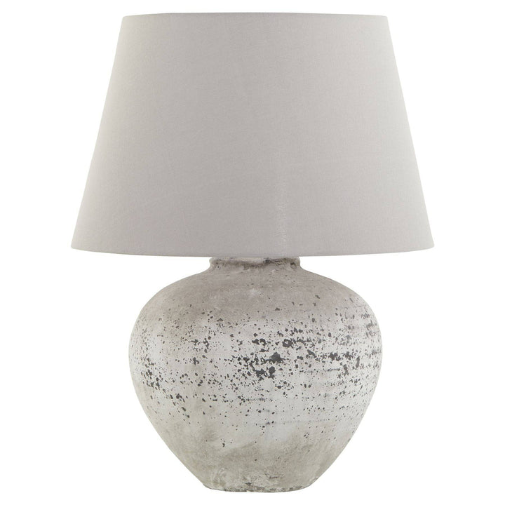 Regola Large Stone Ceramic Lamp - TidySpaces