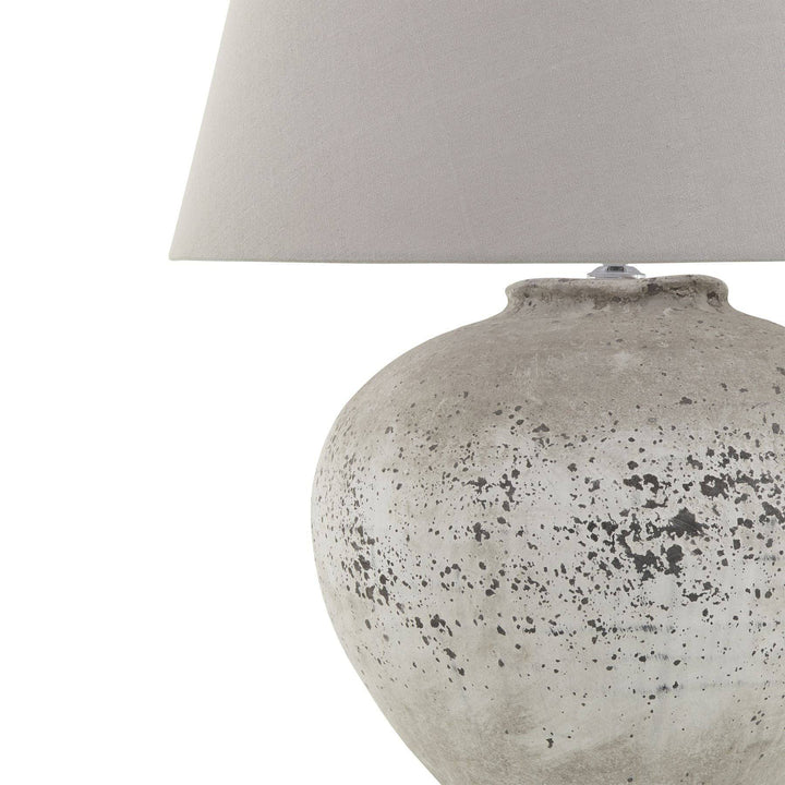 Regola Large Stone Ceramic Lamp - TidySpaces