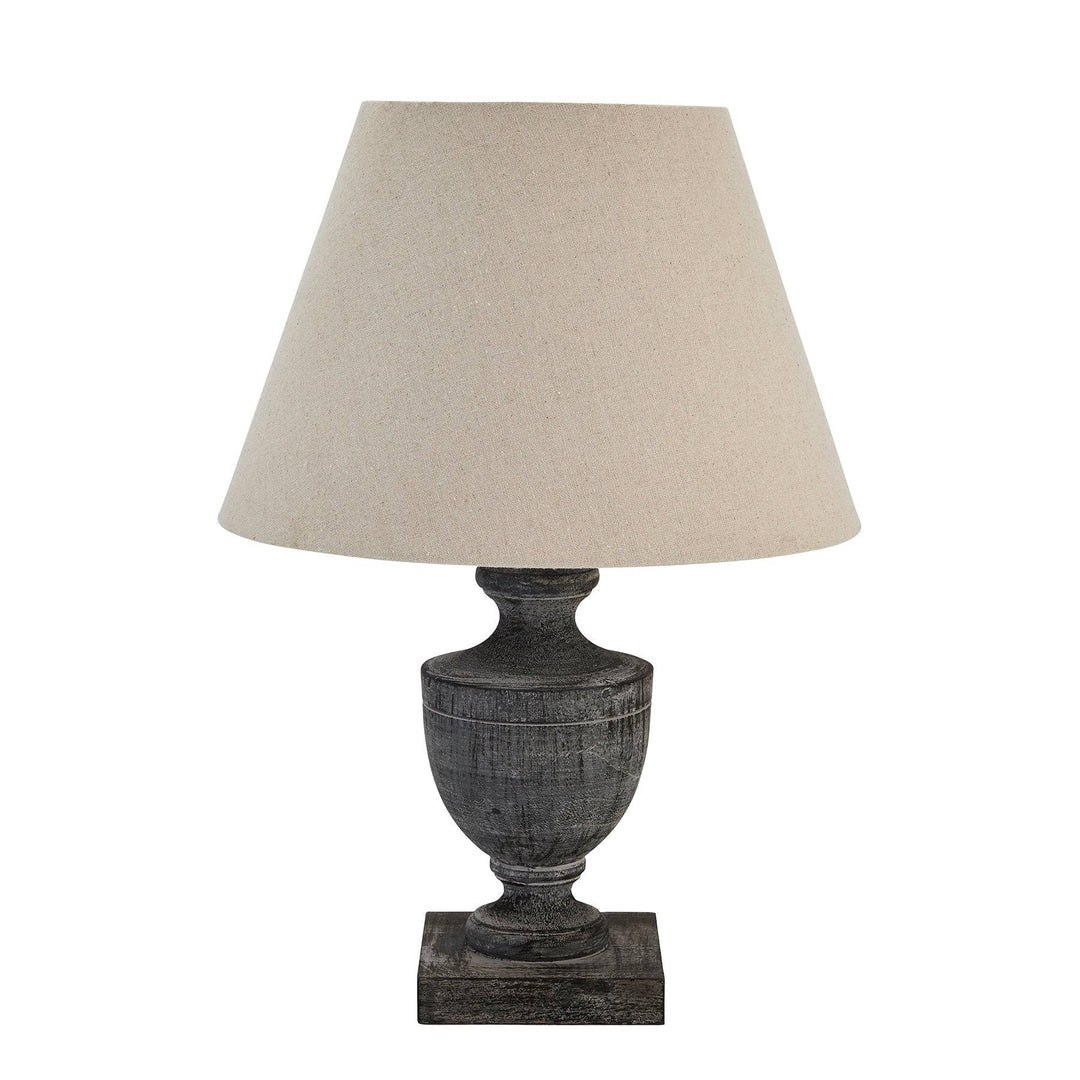 Incia Urn Wooden Table Lamp - TidySpaces