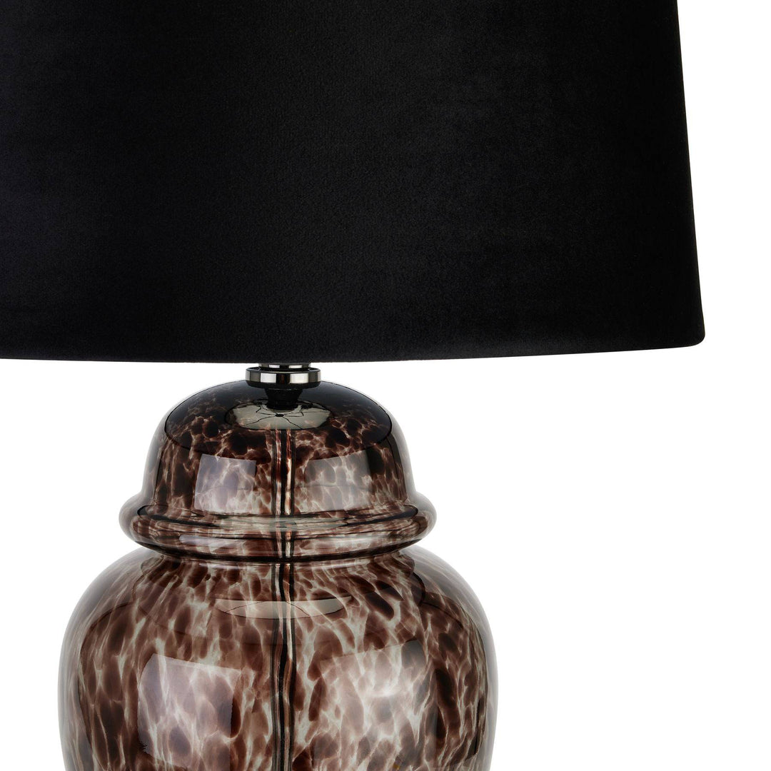 Black Dapple Acanthus Lamp - TidySpaces