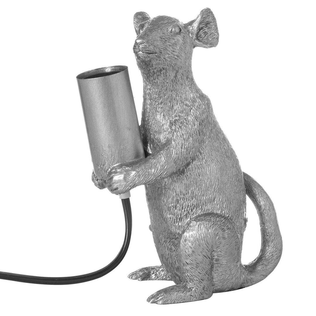 Marvin The Mouse Silver Table Lamp - TidySpaces