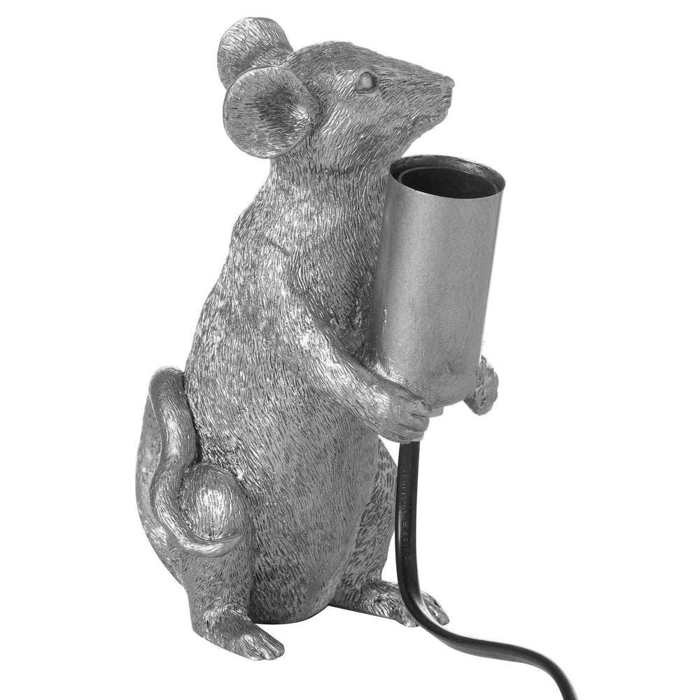 Marvin The Mouse Silver Table Lamp - TidySpaces