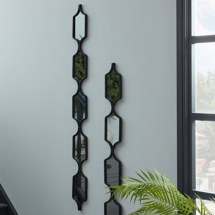 Decorative Black Hanging Mirror - TidySpaces