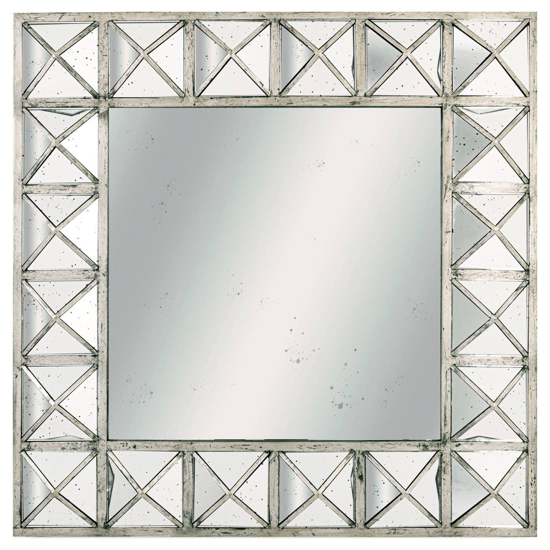 Augustus Detailed Triangulated Wall Mirror - TidySpaces