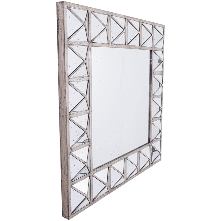 Augustus Detailed Triangulated Wall Mirror - TidySpaces