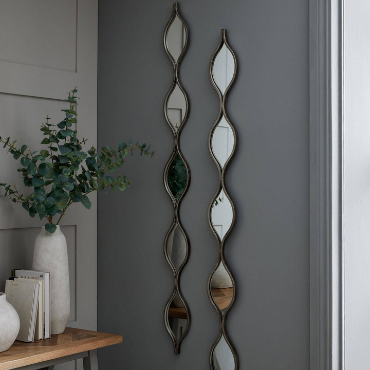 Decorative Hanging Silver Mirror - TidySpaces