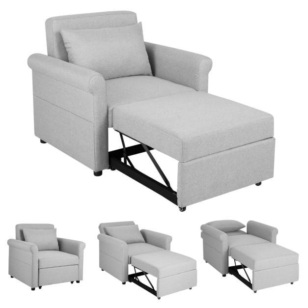 3 in 1 Convertible Sofa Bed with Pillow