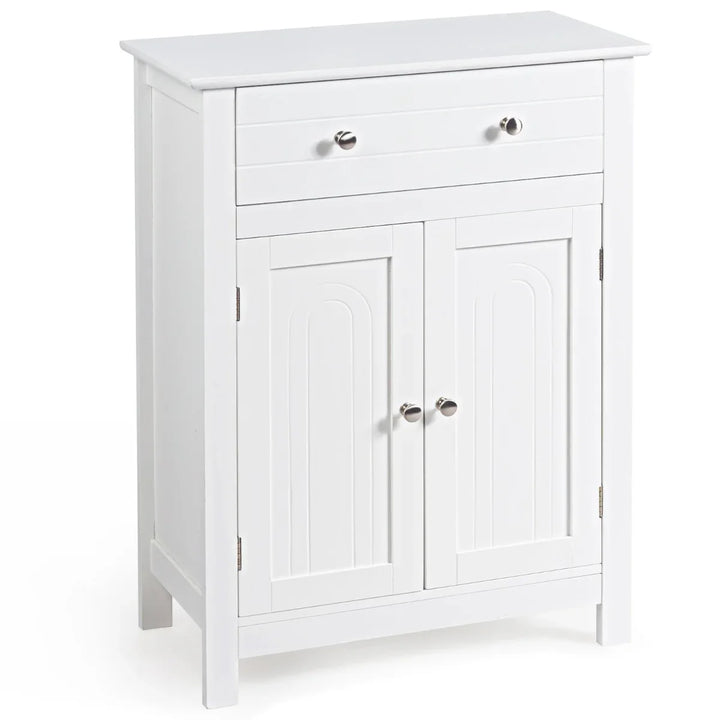 Storage Cabinet with Large Drawer and Adjustable Shelf - TidySpaces