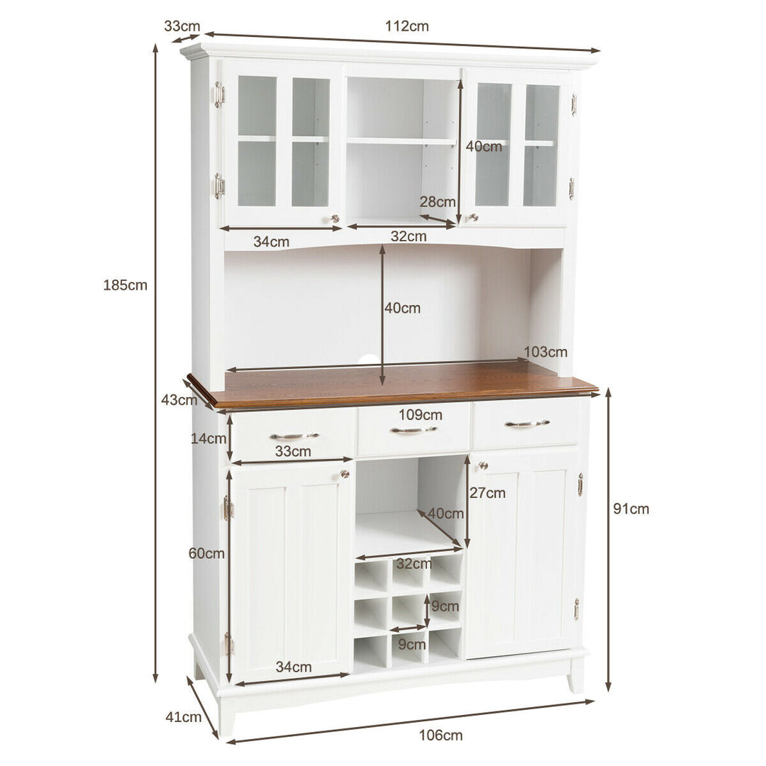 Kitchen Cupboard with Adjustable Shelves and Drawers - TidySpaces