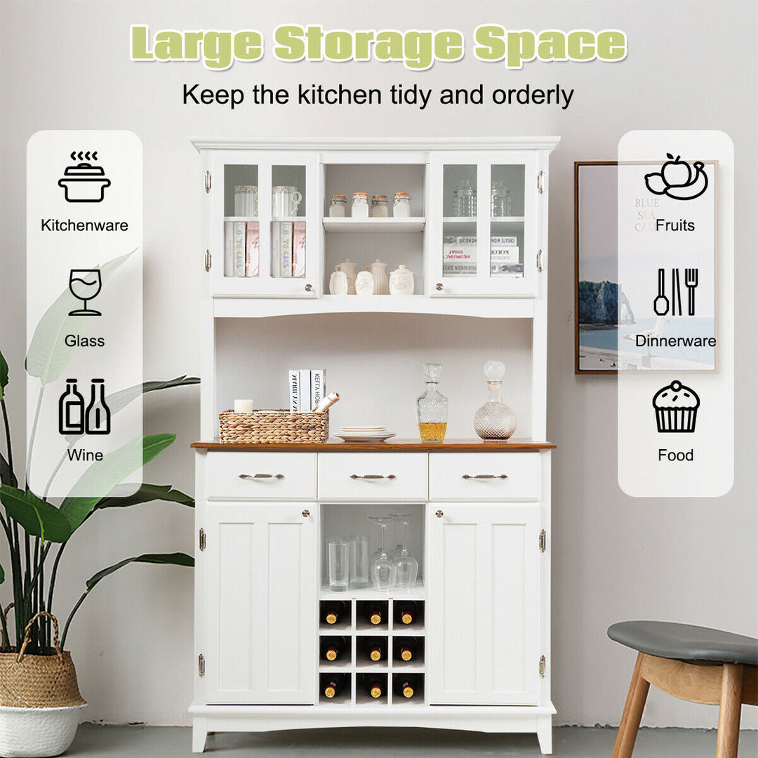 Kitchen Cupboard with Adjustable Shelves and Drawers - TidySpaces