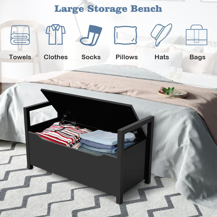 2 in 1 Wooden Shoe Changing Bench with Storage Space - TidySpaces