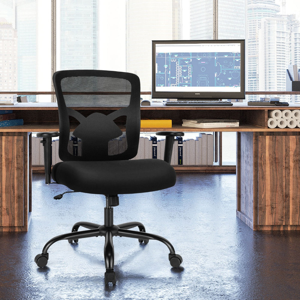 Ergonomic Executive Chair with Height Adjustable Computer Task Chair - TidySpaces