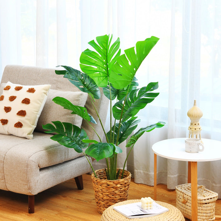 120cm/152cm Artificial Monstera Plants for Indoor Decoration