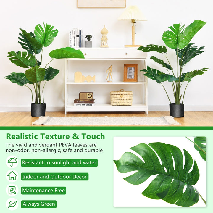 120cm/152cm Artificial Monstera Plants for Indoor Decoration