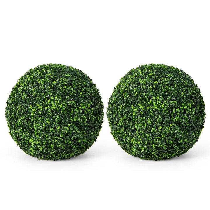 Set of 2 Artificial Topiary Balls 48cm Faux Boxwood Balls