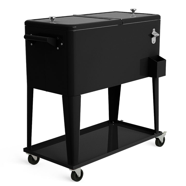 76 litre Outdoor Ice Chest Cooler Trolley