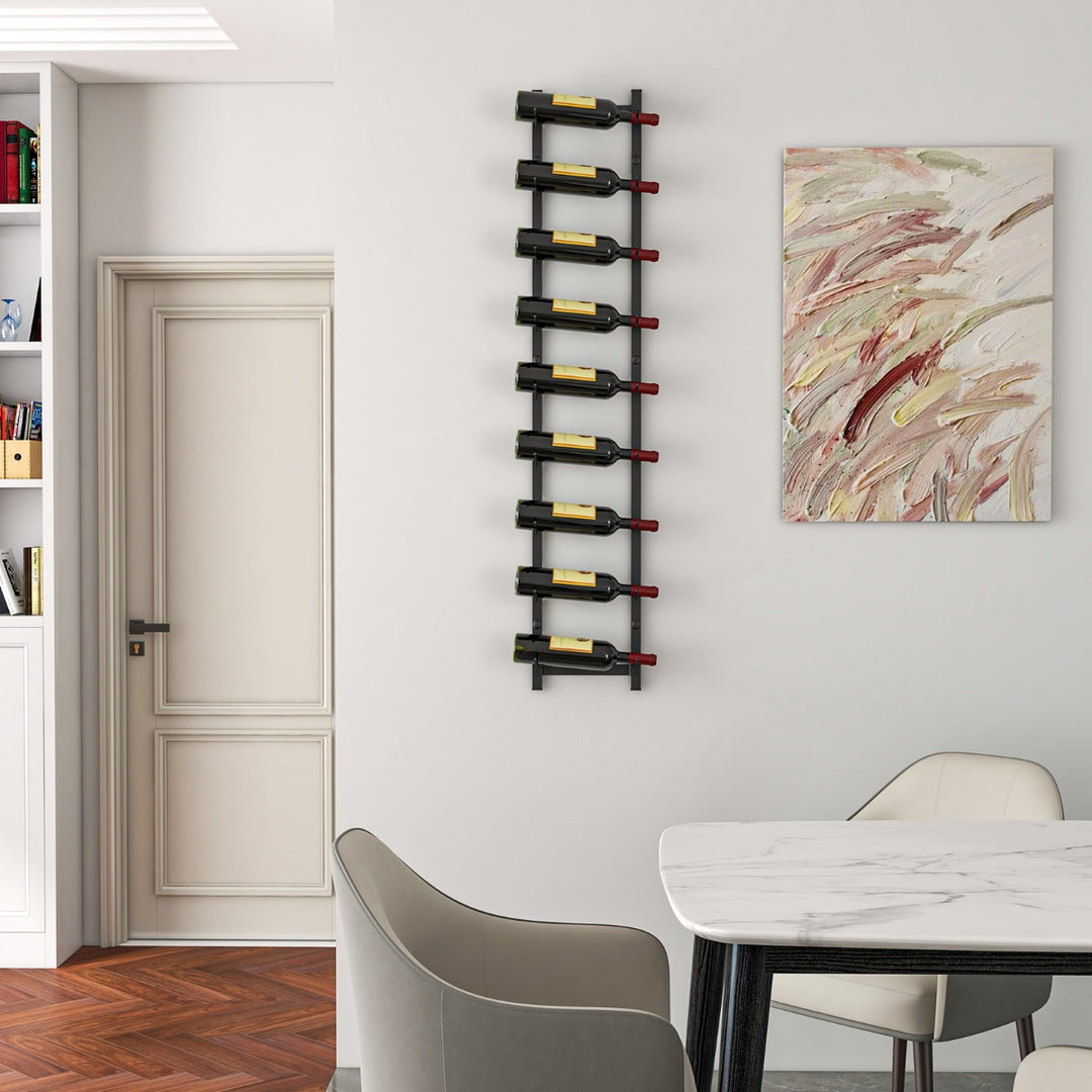 Wall Mounted Metal Wine Rack Organizer for Liquor & Champagne