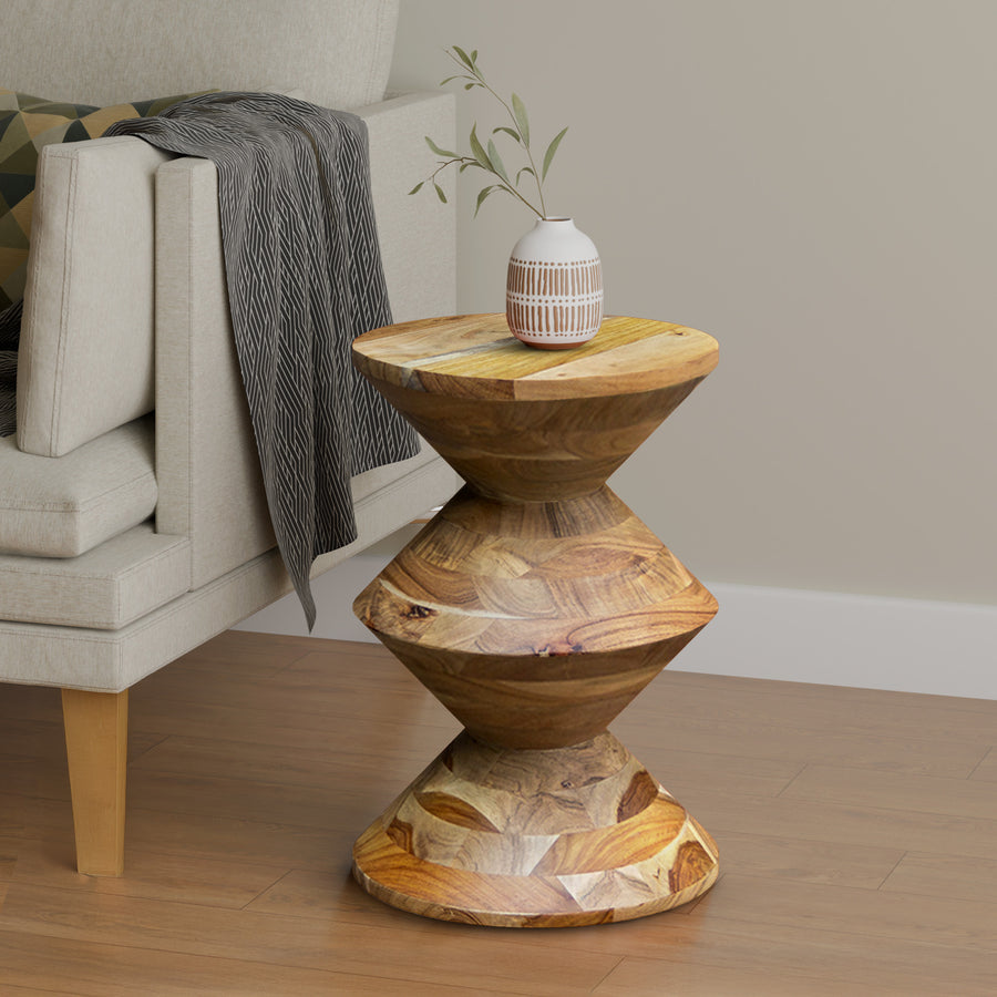 Kora Totem Shaped End Table - TidySpaces