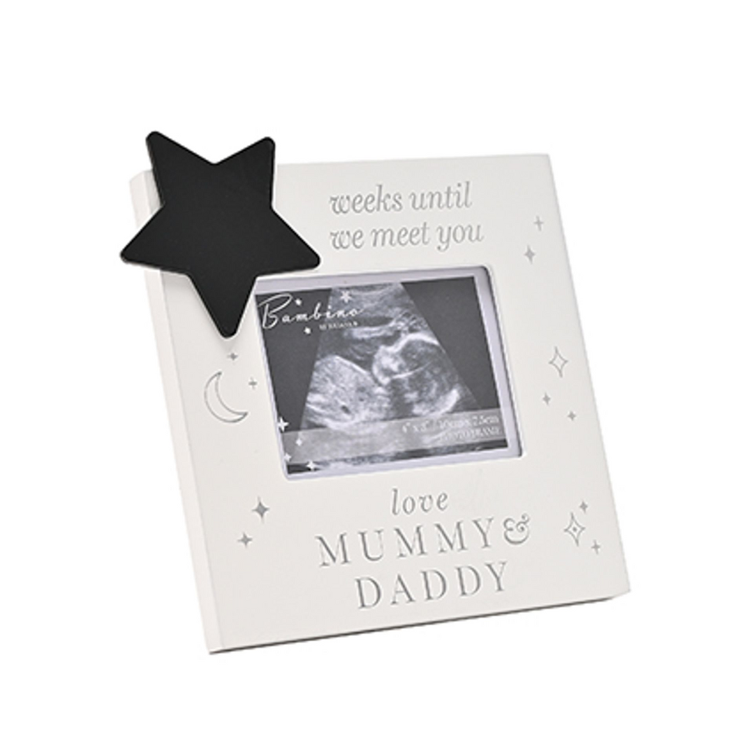 Bambino Countdown Scan Frame - Mummy &amp; Daddy