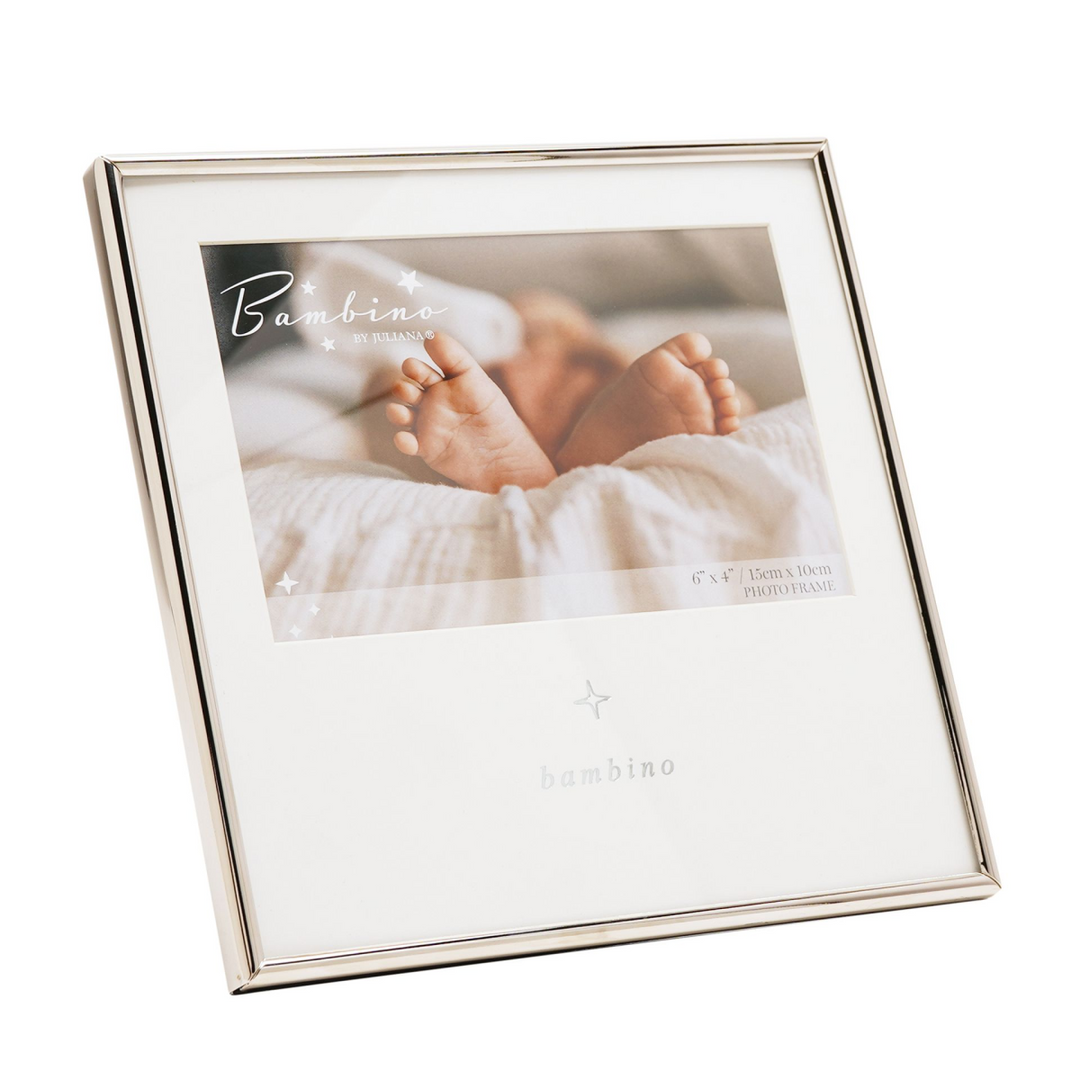 Bambino Silver Frame 6" x 4"  - Bambino