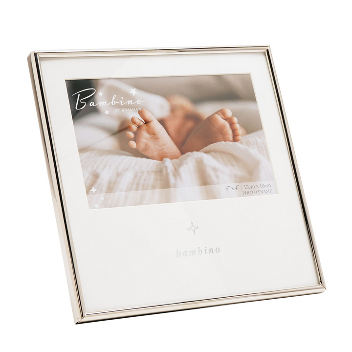 Bambino Silver Frame 6" x 4"  - Bambino